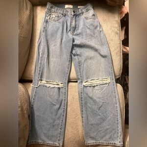 Cotton on low rise baggy jeans size 2